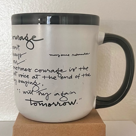 “COURAGE” Motivational Porcelain Mug 16oz - Picture 5 of 5